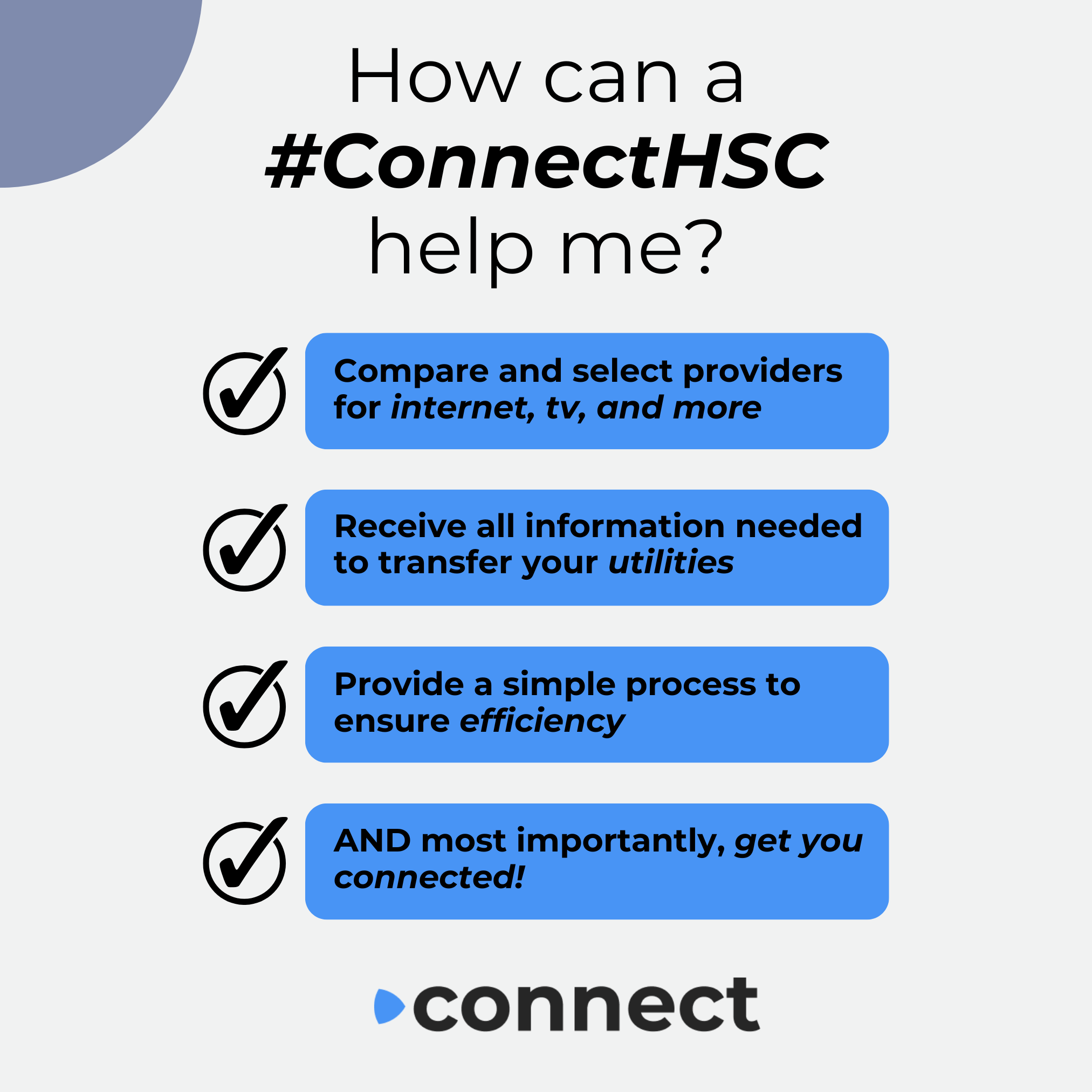 How can a #ConnectHSC help me - 0917